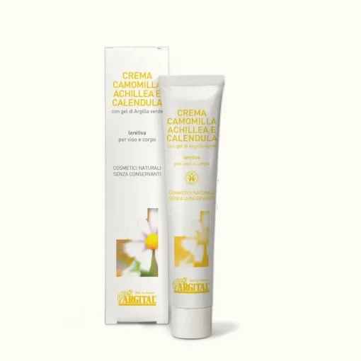 ARGITAL – CREMA CALMANTE CON MANZANILLA, MILENRAMA Y CALÉNDULA 50ml.