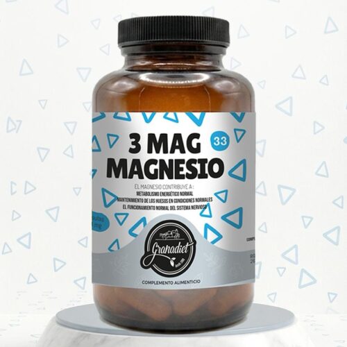 3 MAG MAGNESIO - 60 CÁPSULAS - 830mg.