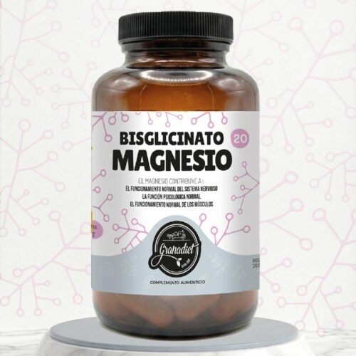 BISGLICINATO MAGNESIO - 60 CÁPSULAS - 830mg.