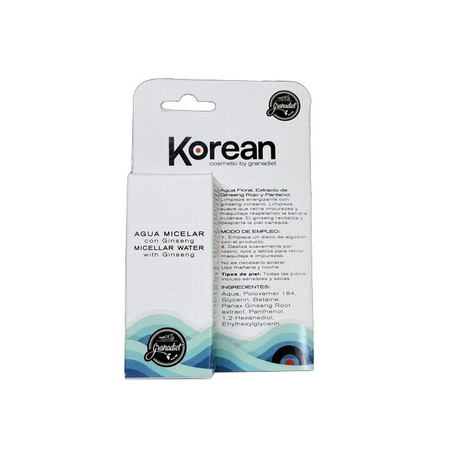 AGUA MICELAR CON GINSENG MINI DOSIS 2ml. - RAPARACIÓN Y LIMPIEZA