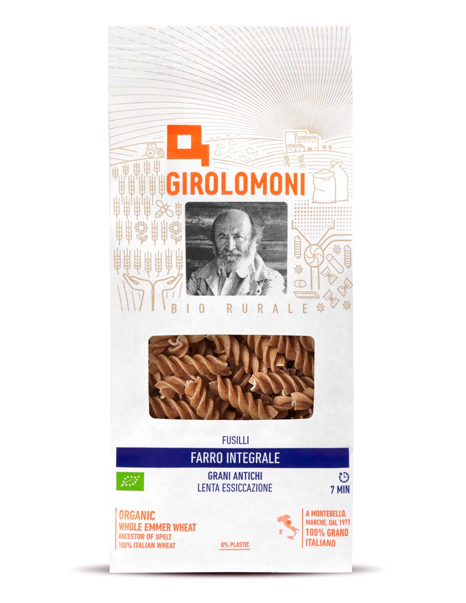 ESPELTA INTEGRAL - FUSILLI BIO 500gr.