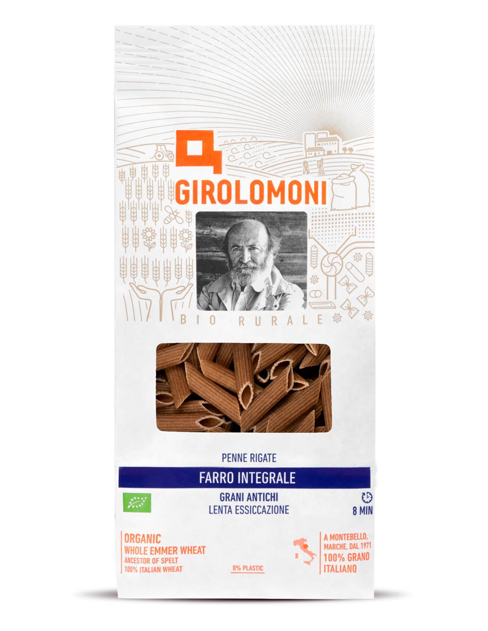 ESPELTA INTEGRAL - PENNE RIGATE BIO 500gr.