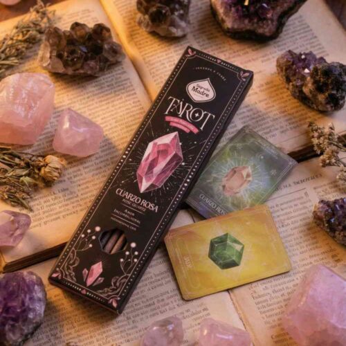 INCIENSO TAROT GEMAS CUARZO ROSA - ROSA SILVESTRE