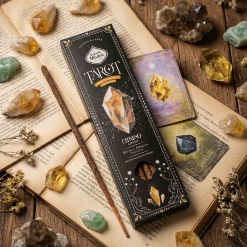 INCIENSO TAROT GEMAS CITRINO - NARANJA Y ESPECIAS