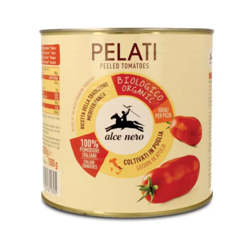 Tomates pelados ecológicos en lata 2,5Kg. (Cajas de 6 unidades)