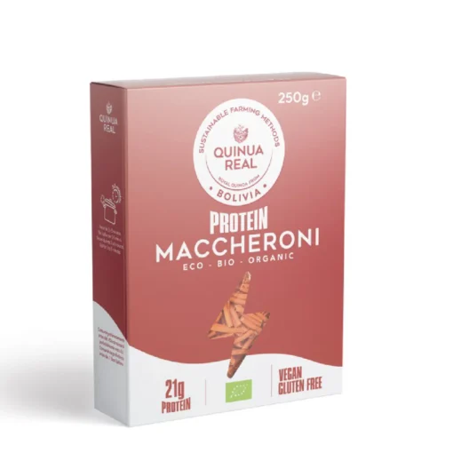 Pasta proteica de quinoa real, arroz y lentejas BIO sin gluten 250gr.