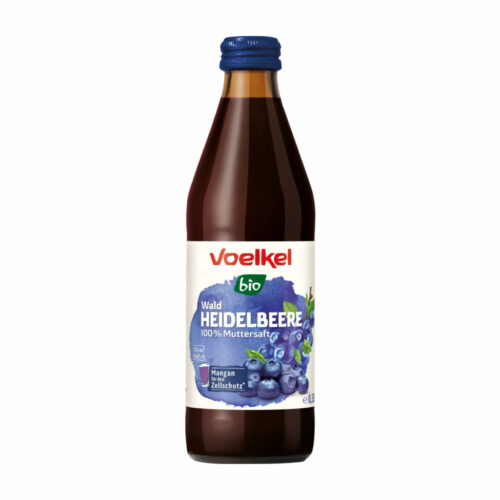 Zumo puro de arándanos BIO - 330ml.