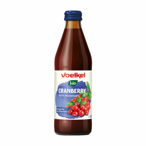 Zumo puro de arándanos rojos BIO - 330ml.