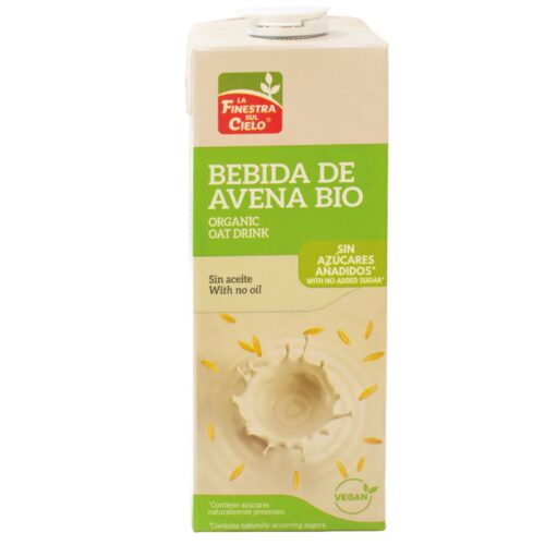 Avena Bio sin aceite y con gluten (1L.) - 6Uds.