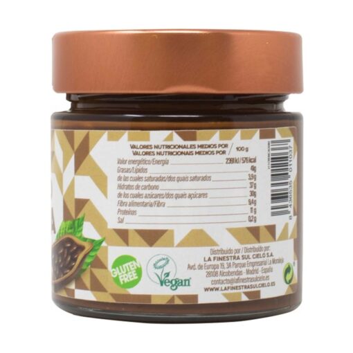 Alternative view of Crema de cacao y avellana SIN GLUTEN - VEGAN BIO - 200gr.