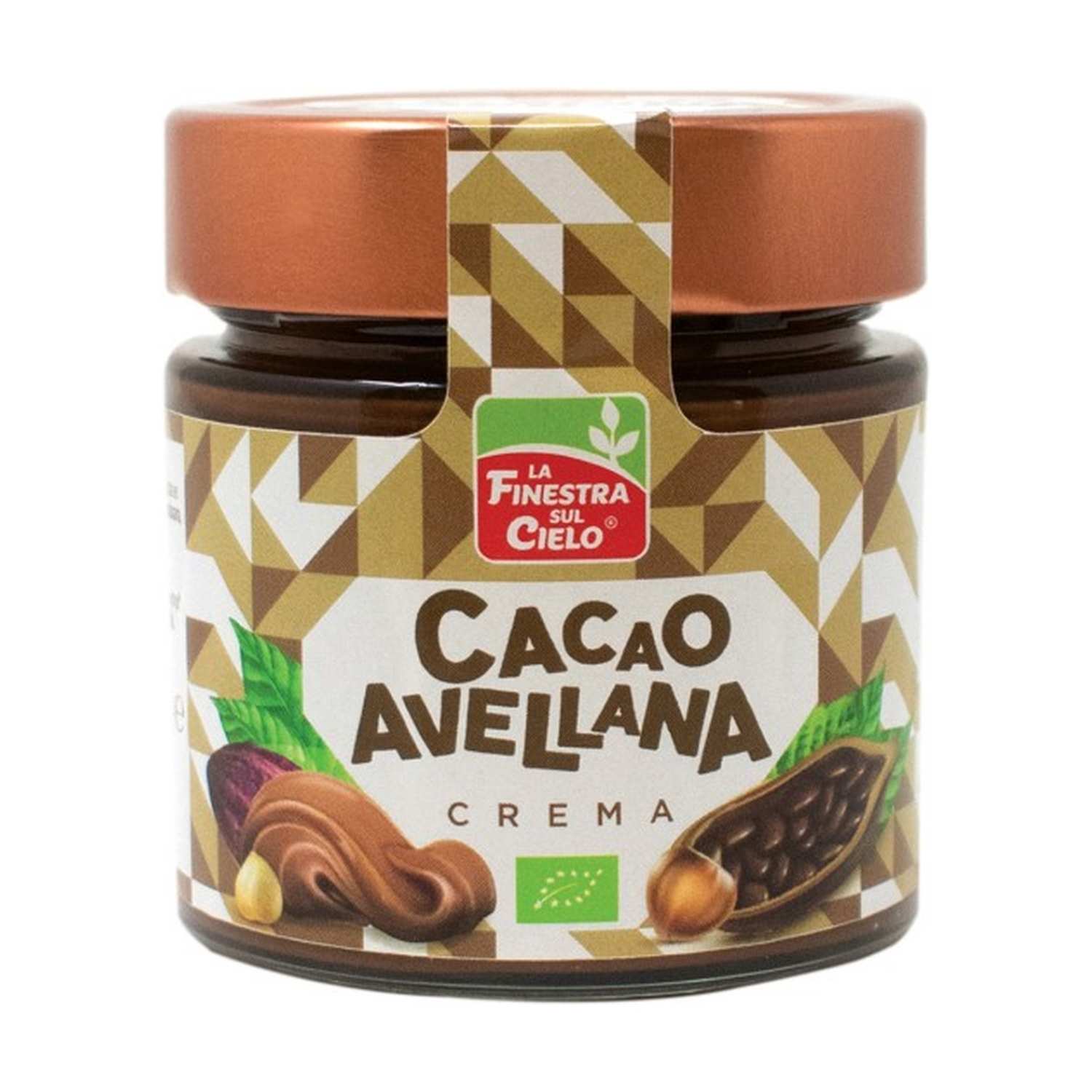 Crema de cacao y avellana SIN GLUTEN - VEGAN BIO - 200gr.