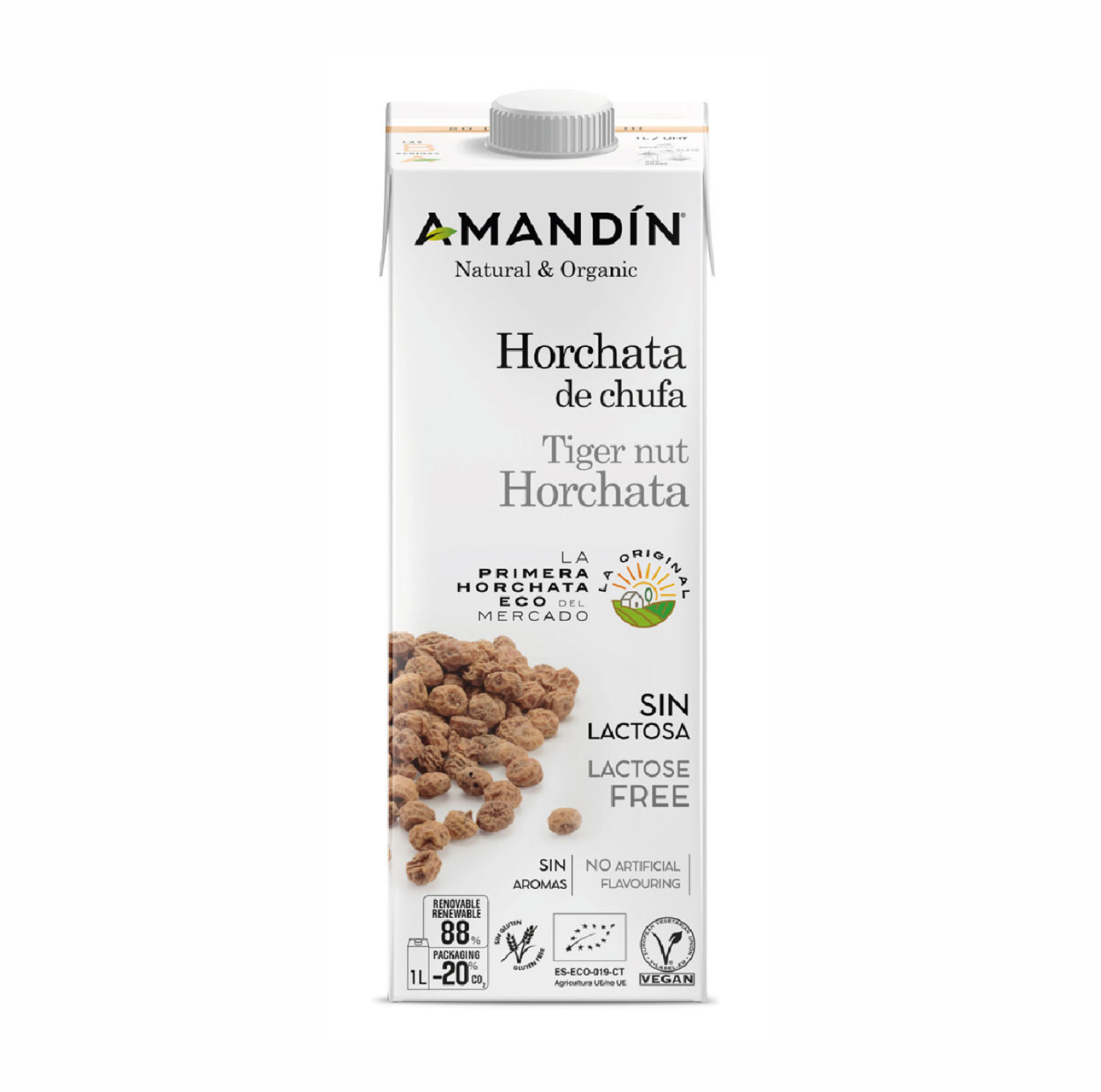 HORCHATA DE CHUFA SIN LACTOSA - 1L.