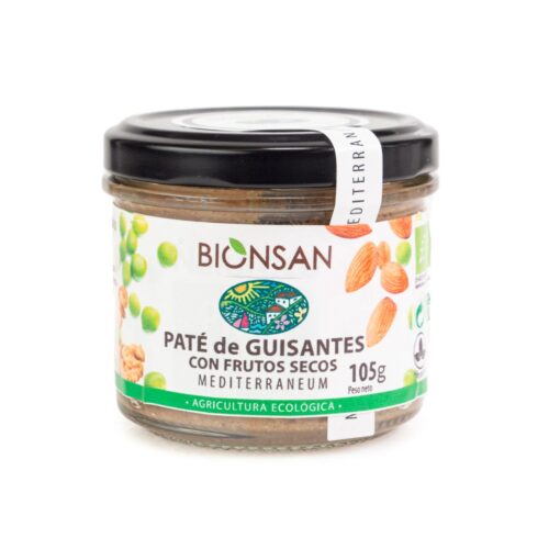 Paté de Guisantes con Frutos Secos Ecológico 105gr.
