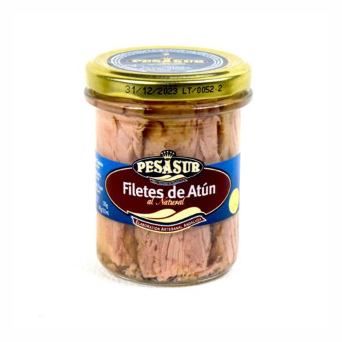 FILETES DE ATÚN AL NATURAL - 195gr.