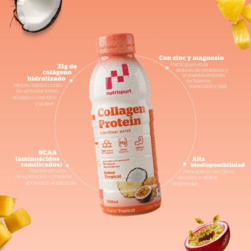Alternative view of BEBIDA DE COLÁGENO HIDRLIZADO TROPICAL - 500ml.