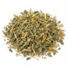 Meliloto cortado 1 kg: planta seca fragmentada sobre fondo blanco