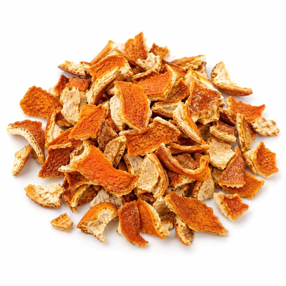 naranjo corteza cortada 1 kg, planta seca. Orgánicoflorido