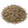 Hisopo planta cortada 1 kg seco sobre fondo blanco